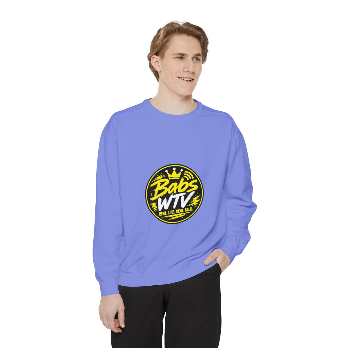 Babs WTV Distressed Logo Sweatshirt