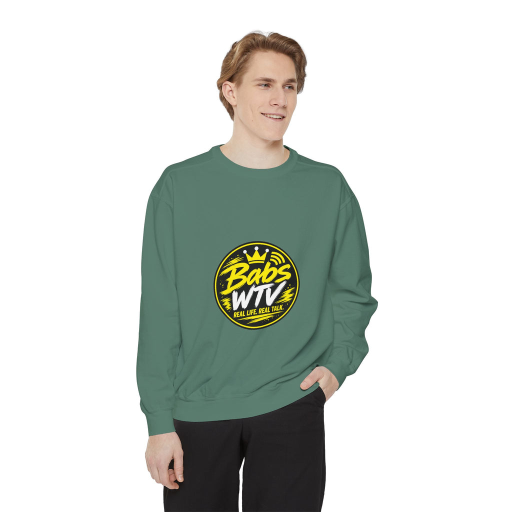 Babs WTV Distressed Logo Sweatshirt