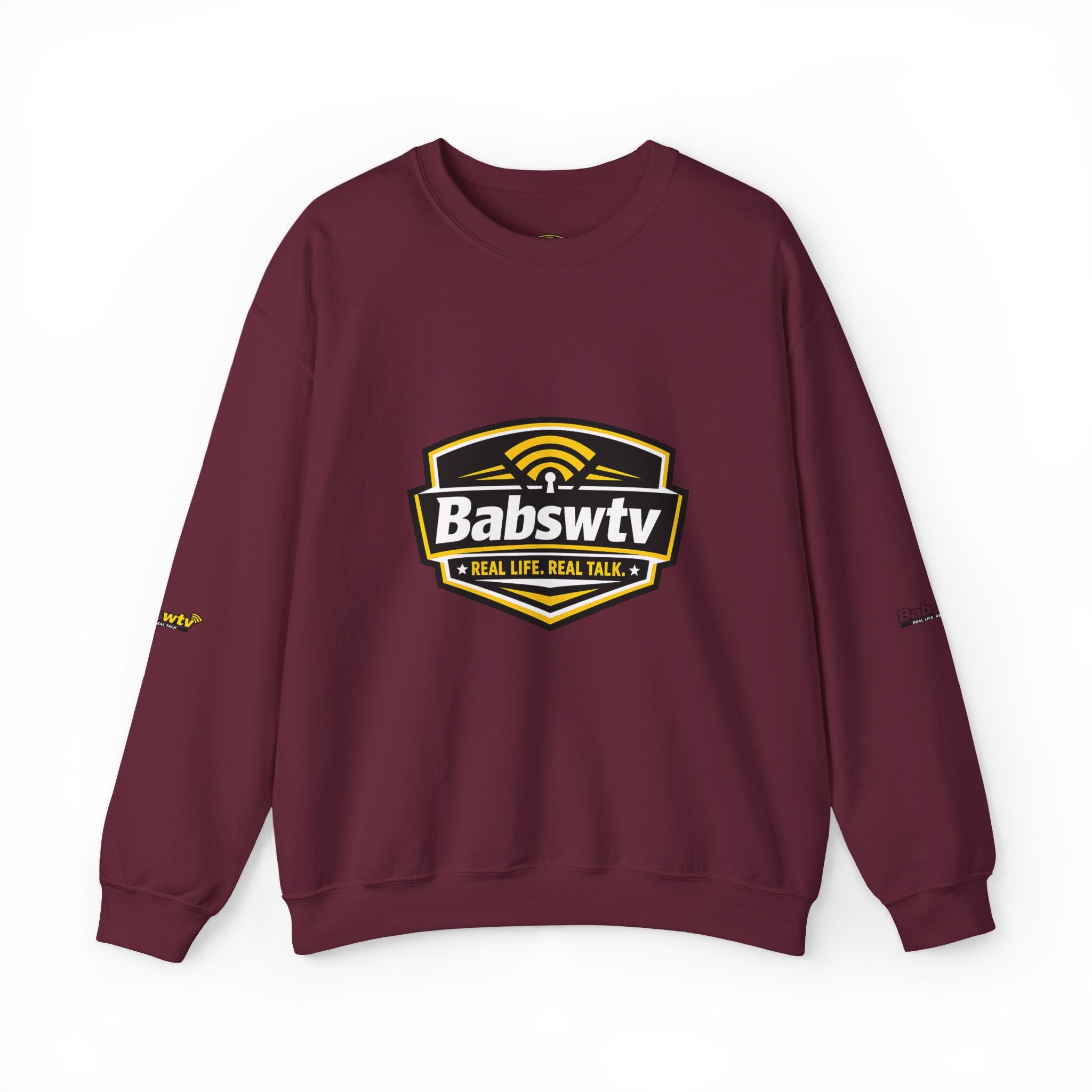 BABSWTV Real Life. Real Talk. Crewneck Sweatshirt