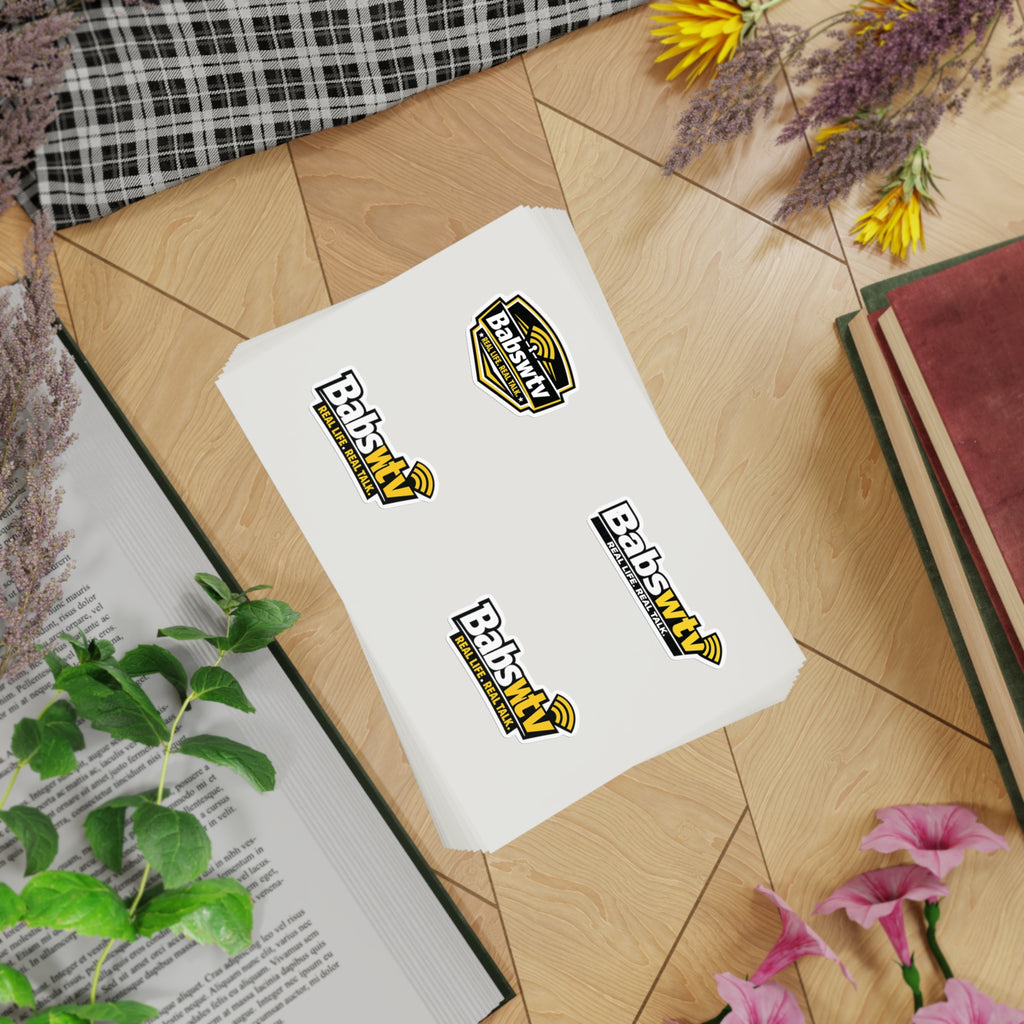 BABSWTV Logo Sticker Sheet — Real Life. Real Talk.