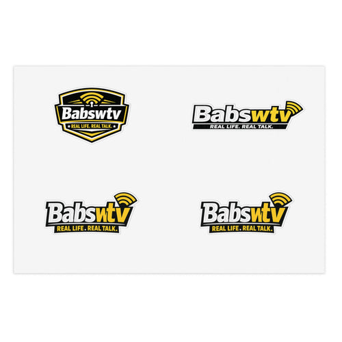 BABSWTV Logo Sticker Sheet — Real Life. Real Talk.