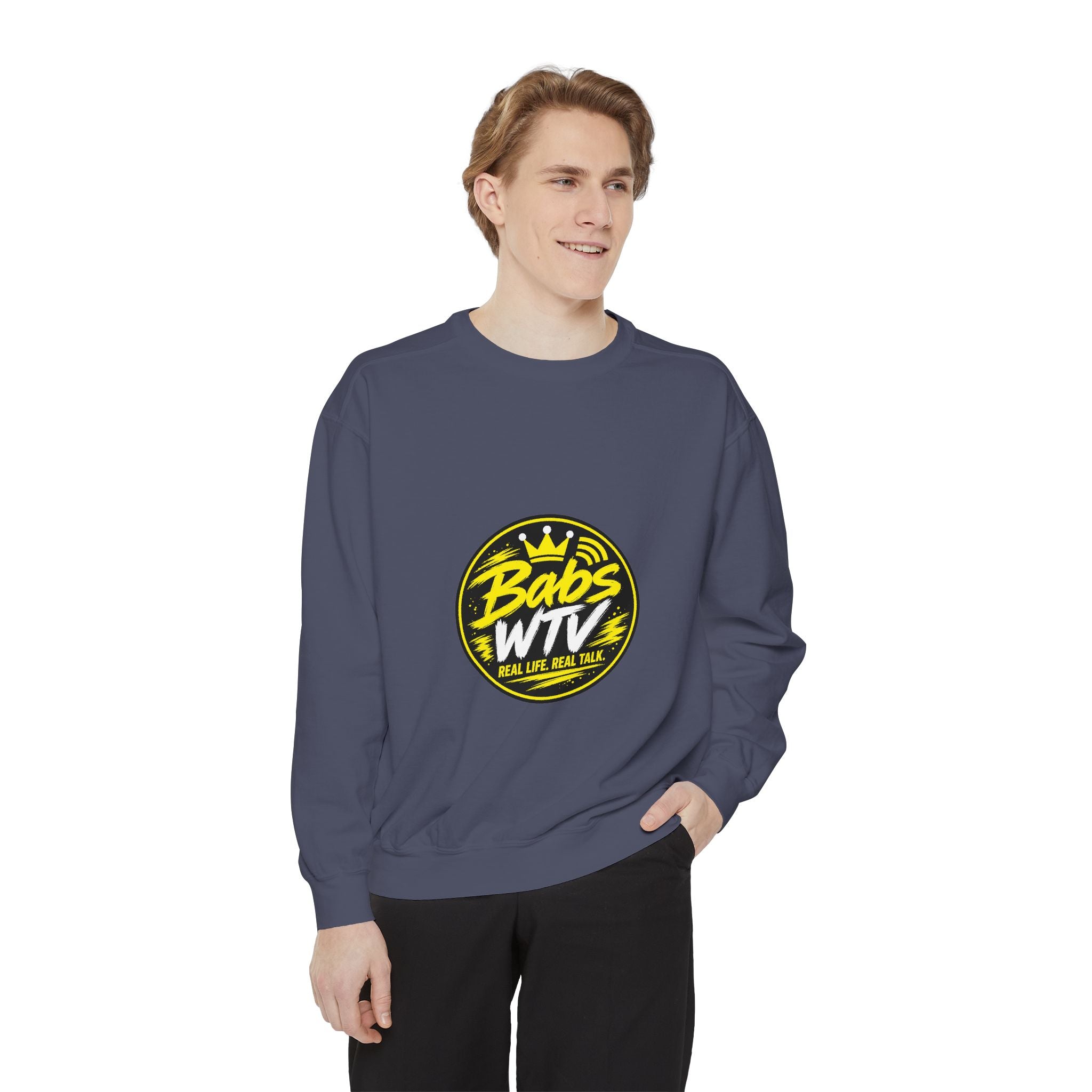 Babs WTV Distressed Logo Sweatshirt