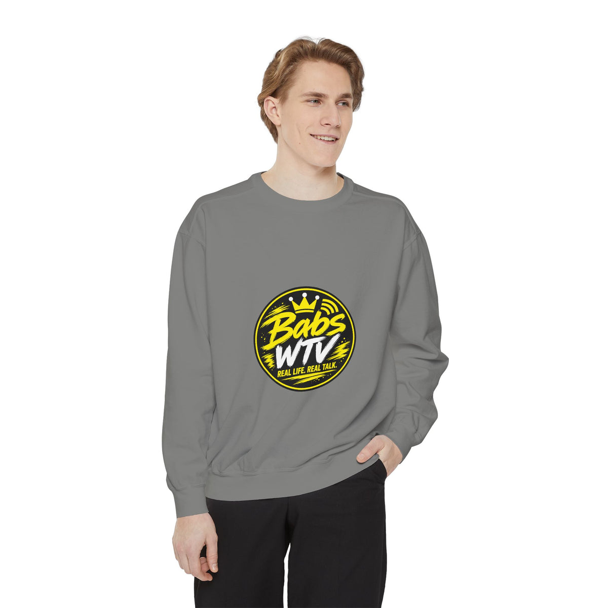 Babs WTV Distressed Logo Sweatshirt