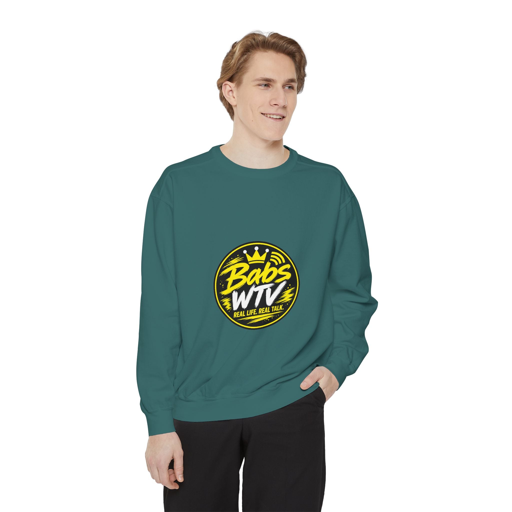 Babs WTV Distressed Logo Sweatshirt