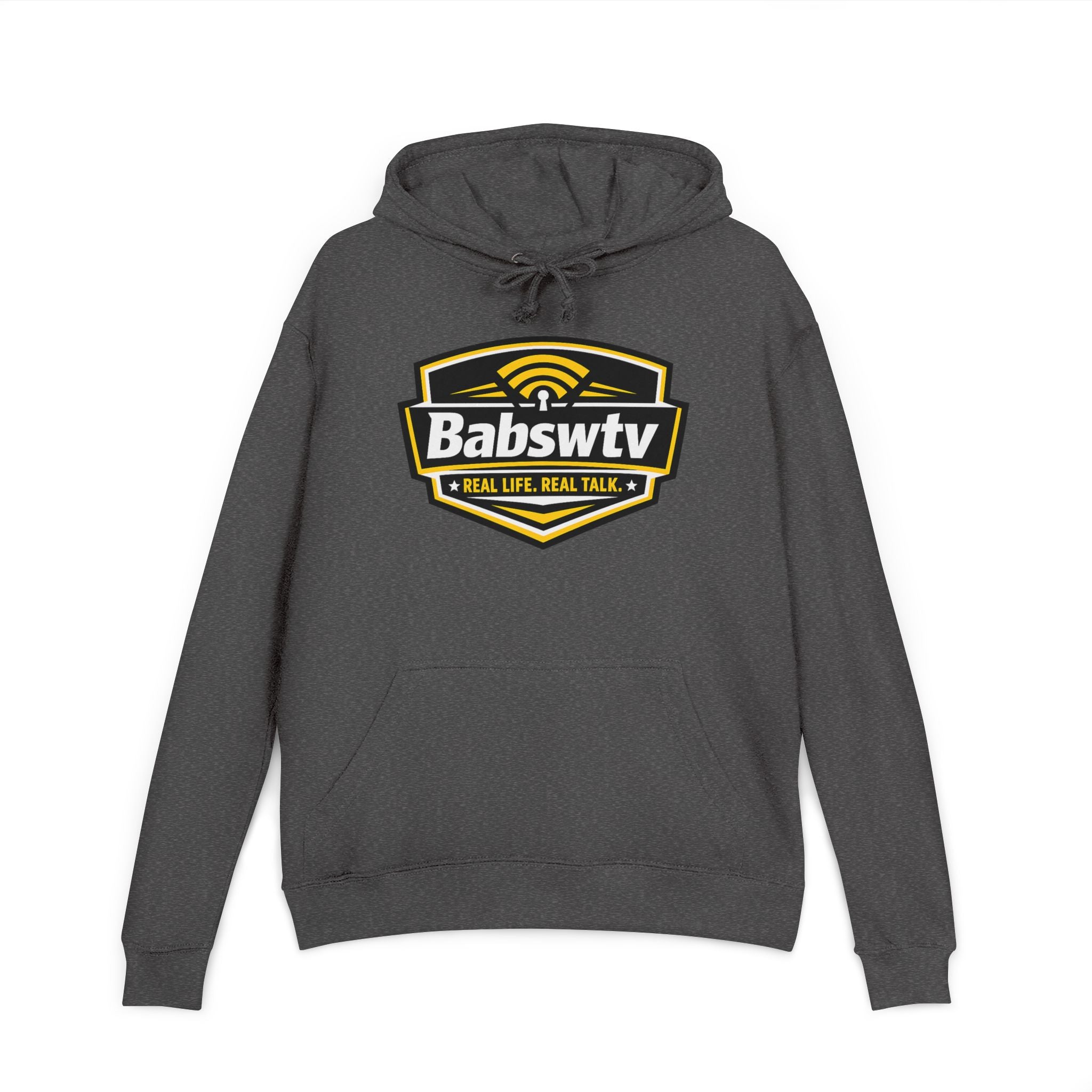 BABSWTV Real Life. Real Talk. French Terry Hoodie alternate view