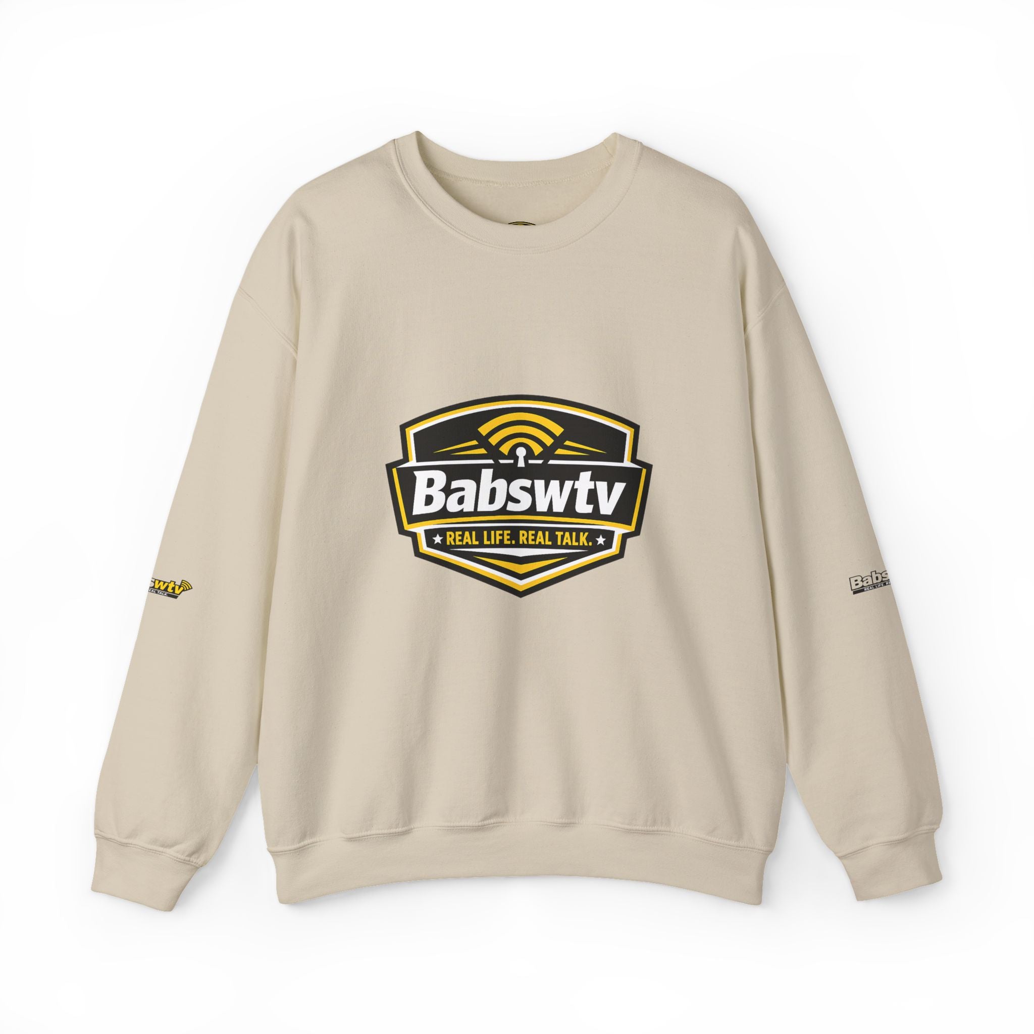 BABSWTV Real Life. Real Talk. Crewneck Sweatshirt