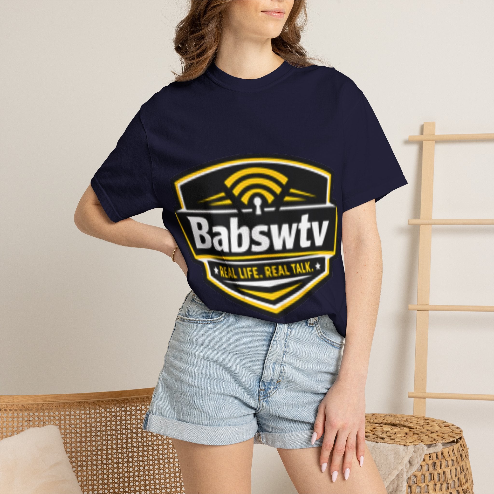 BABSWTV Premium Garment-Dyed Logo T-Shirt