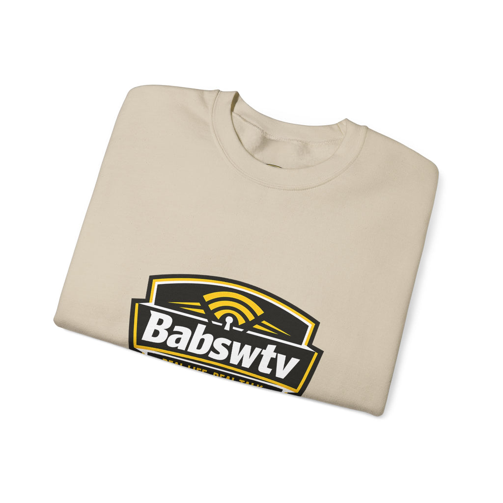 BABSWTV Real Life. Real Talk. Crewneck Sweatshirt