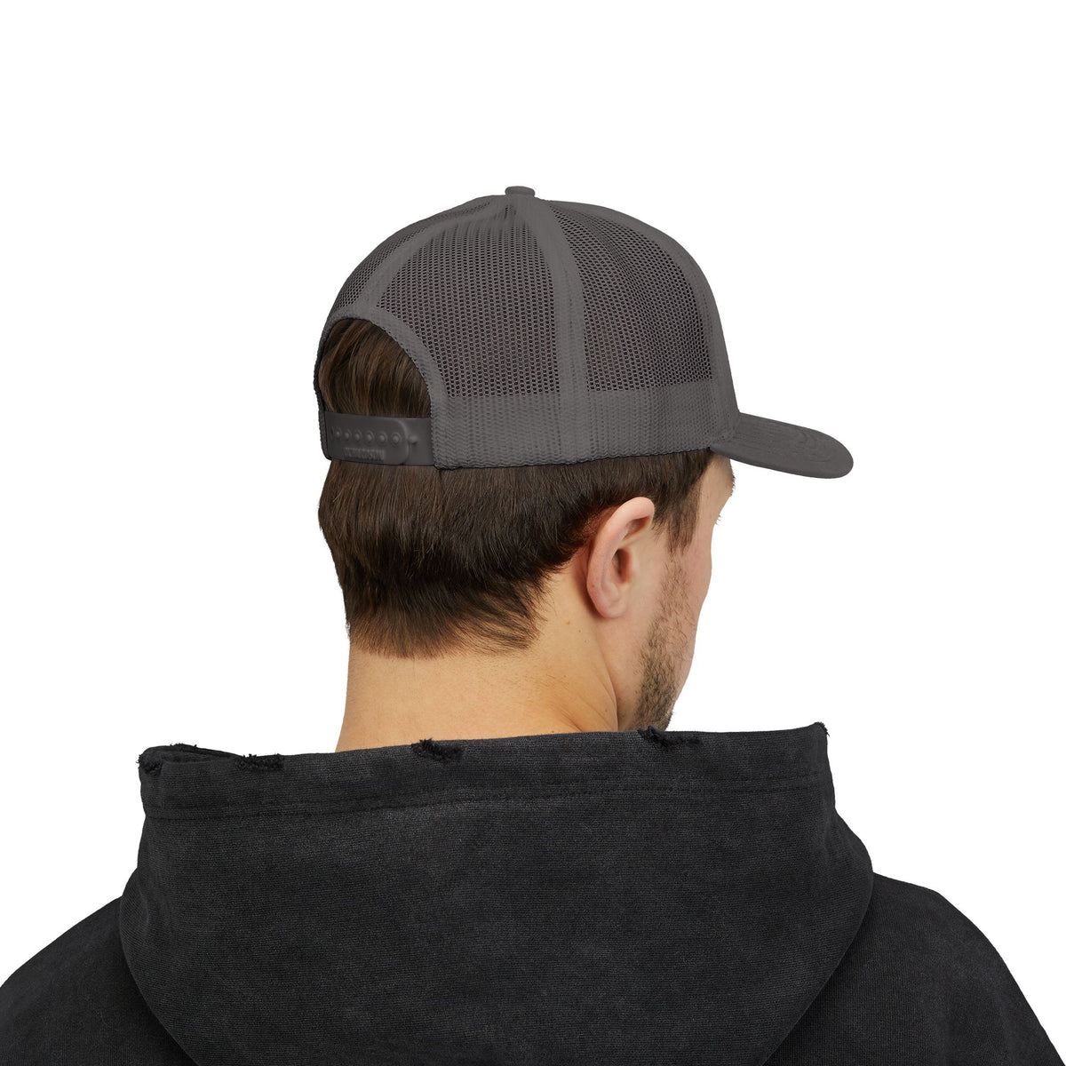 Trucker Cap — Retro Yellow Circle Badge Logo Snapback