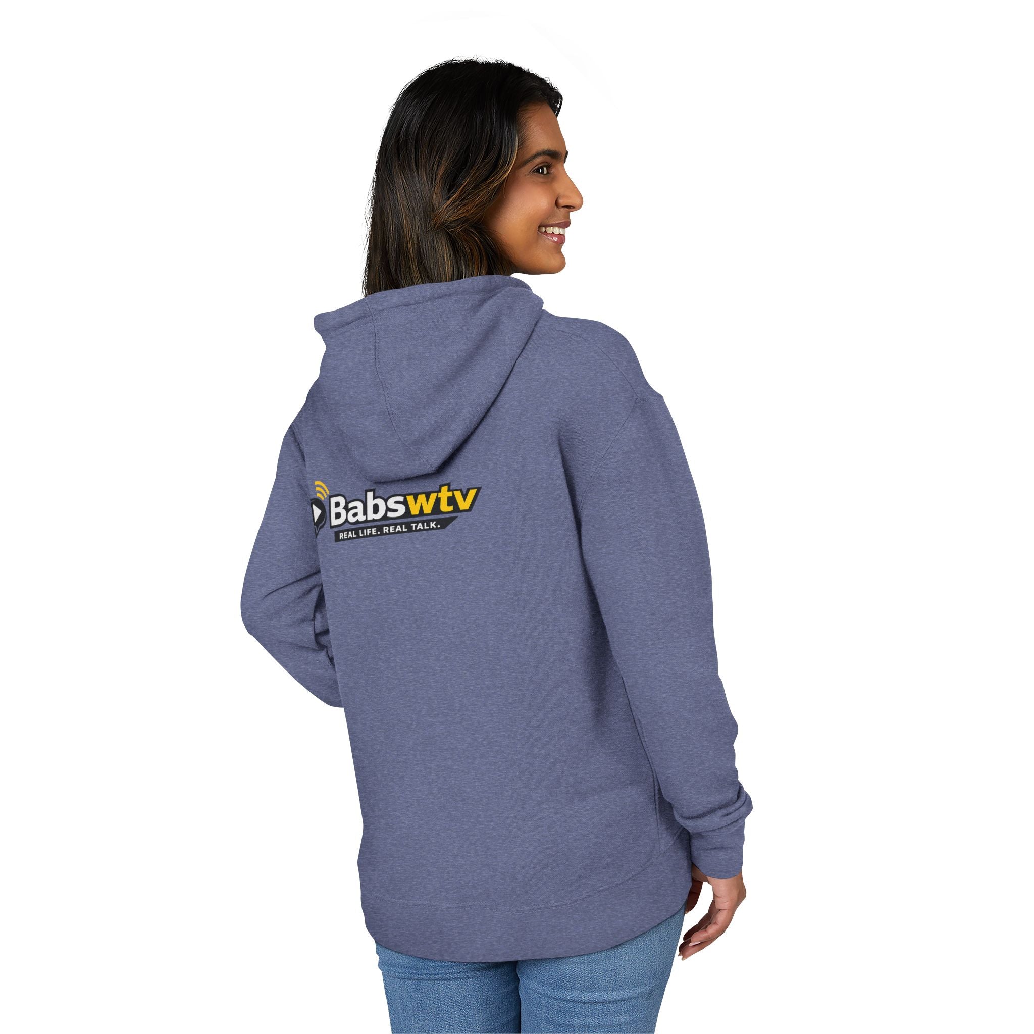 BABSWTV French Terry Hoodie lifestyle product photo