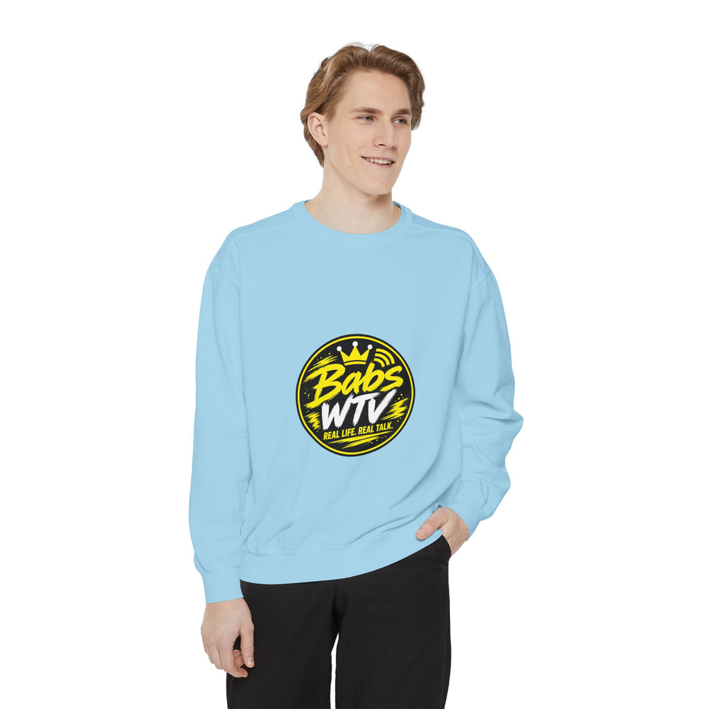 Babs WTV Distressed Logo Sweatshirt