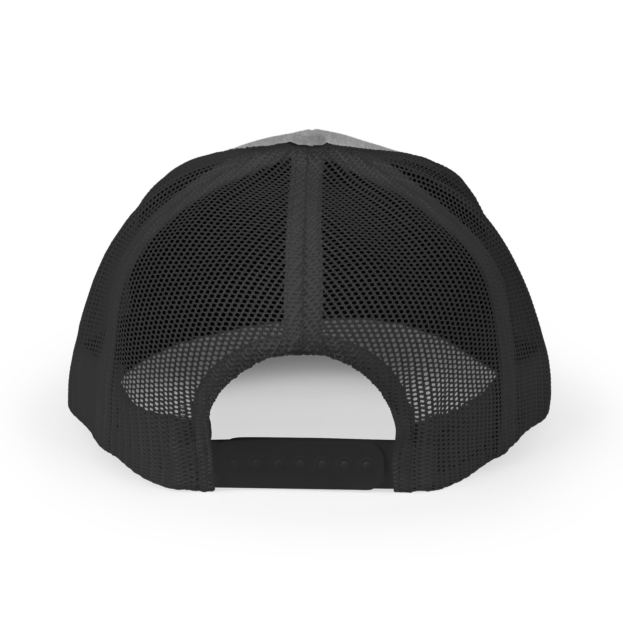 Trucker Cap — Retro Yellow Circle Badge Logo Snapback