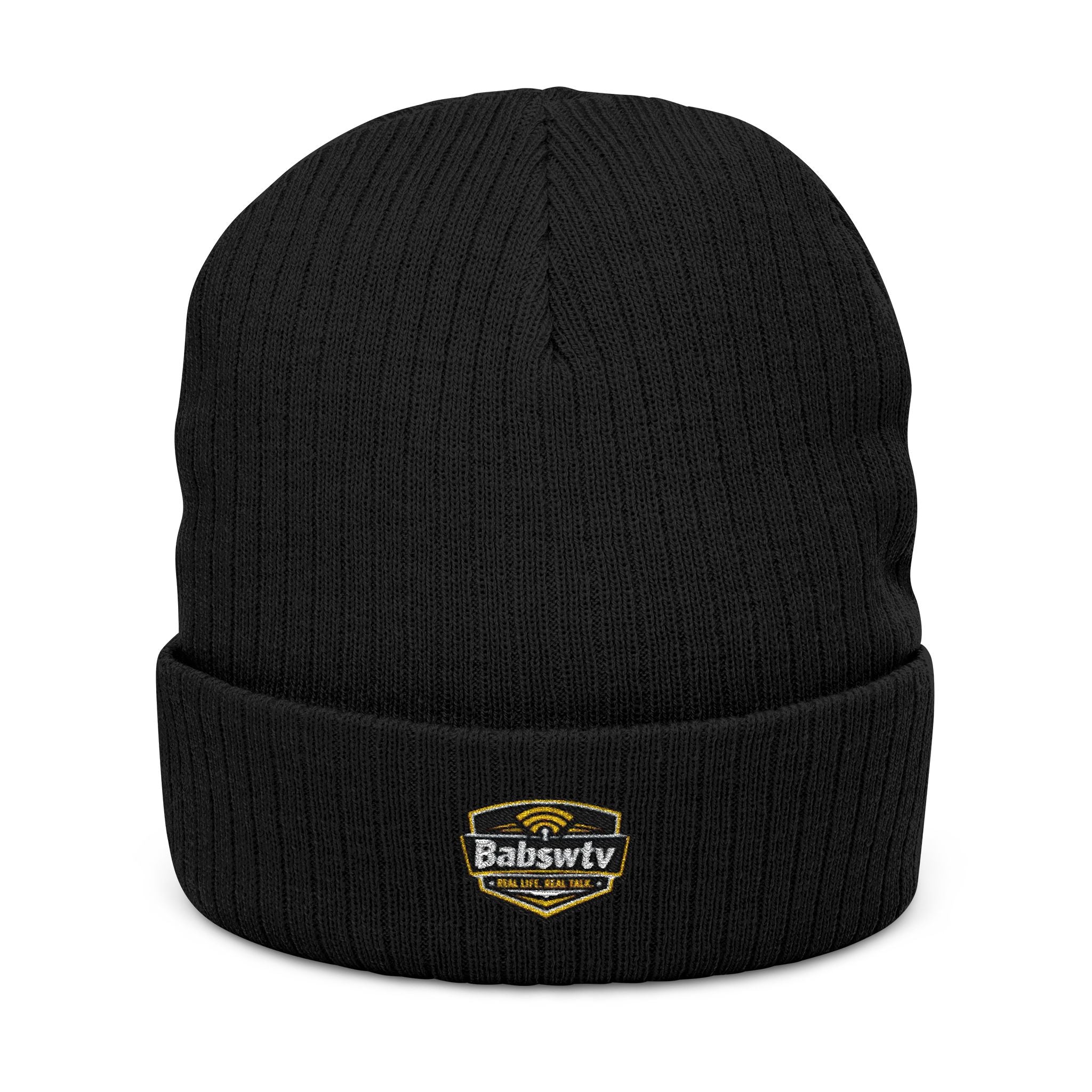 BABSWTV Shield Logo Ribbed Beanie