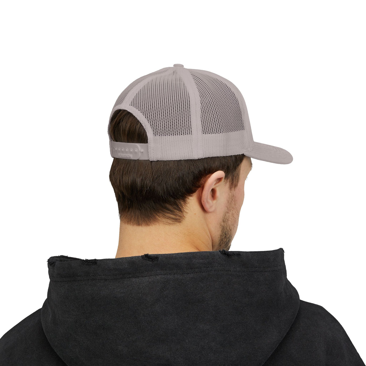 Trucker Cap — Retro Yellow Circle Badge Logo Snapback
