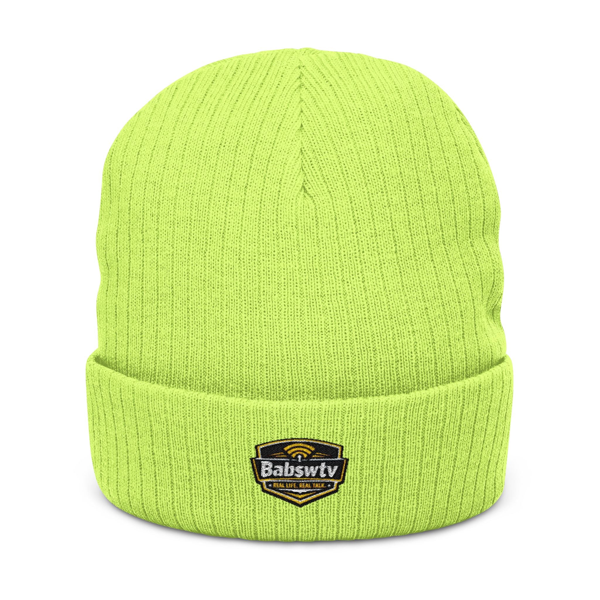 BABSWTV Shield Logo Ribbed Beanie