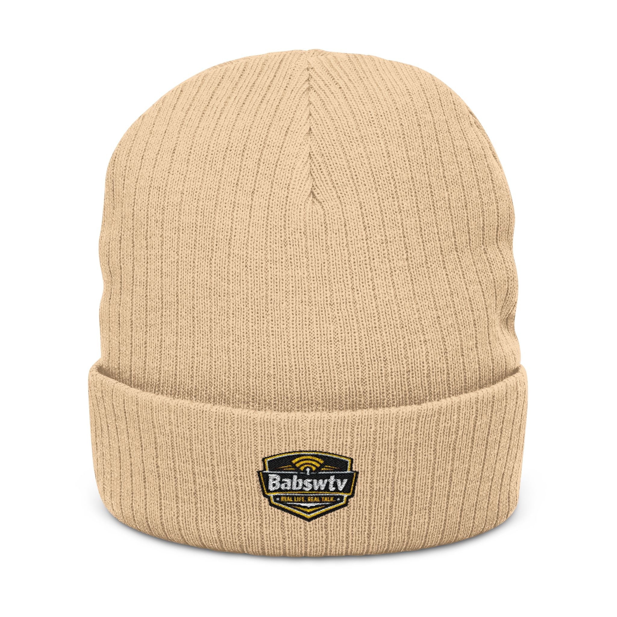 BABSWTV Shield Logo Ribbed Beanie