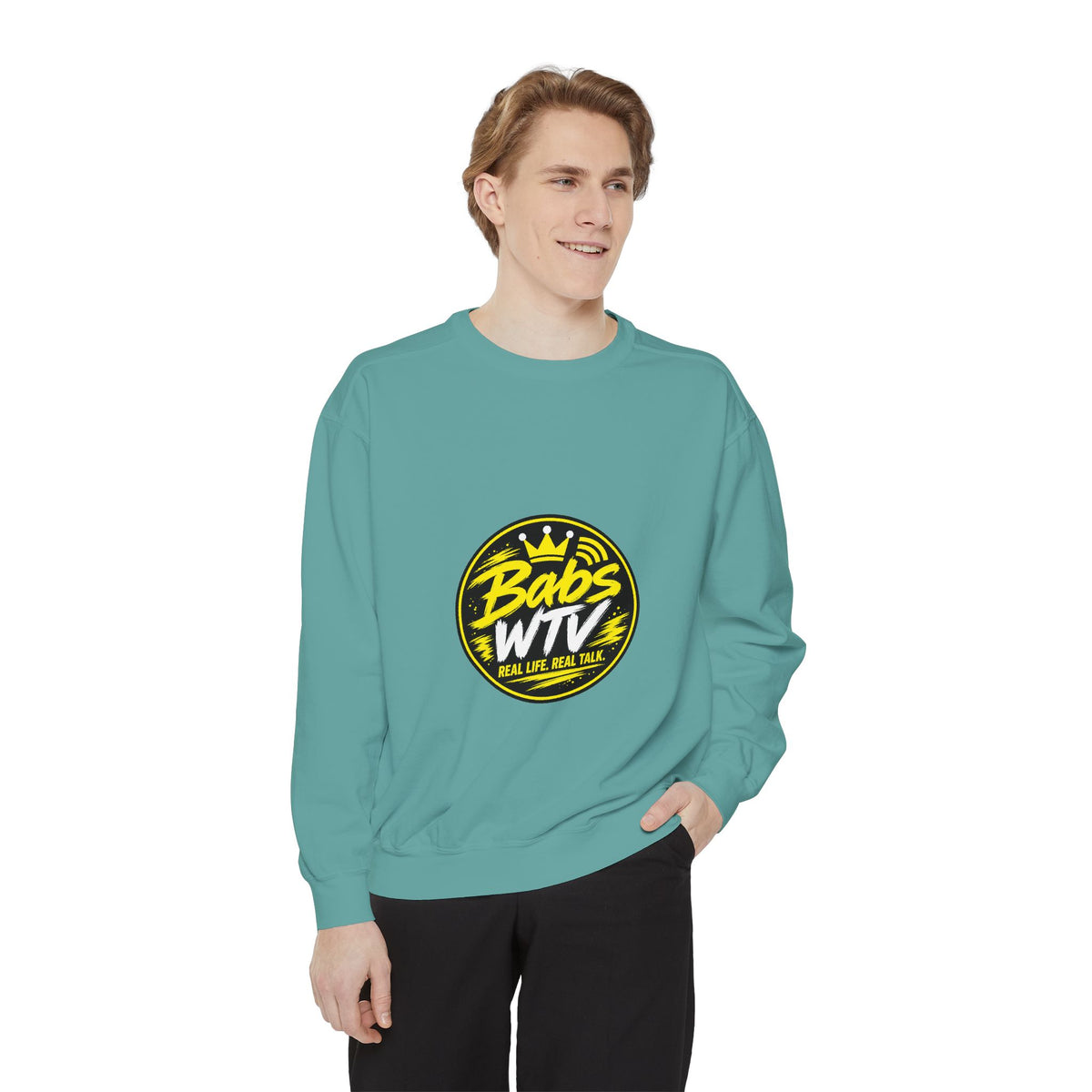 Babs WTV Distressed Logo Sweatshirt