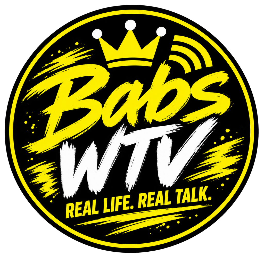 Babs WTV Logo Hoodie — Retro Yellow Radio Crewneck