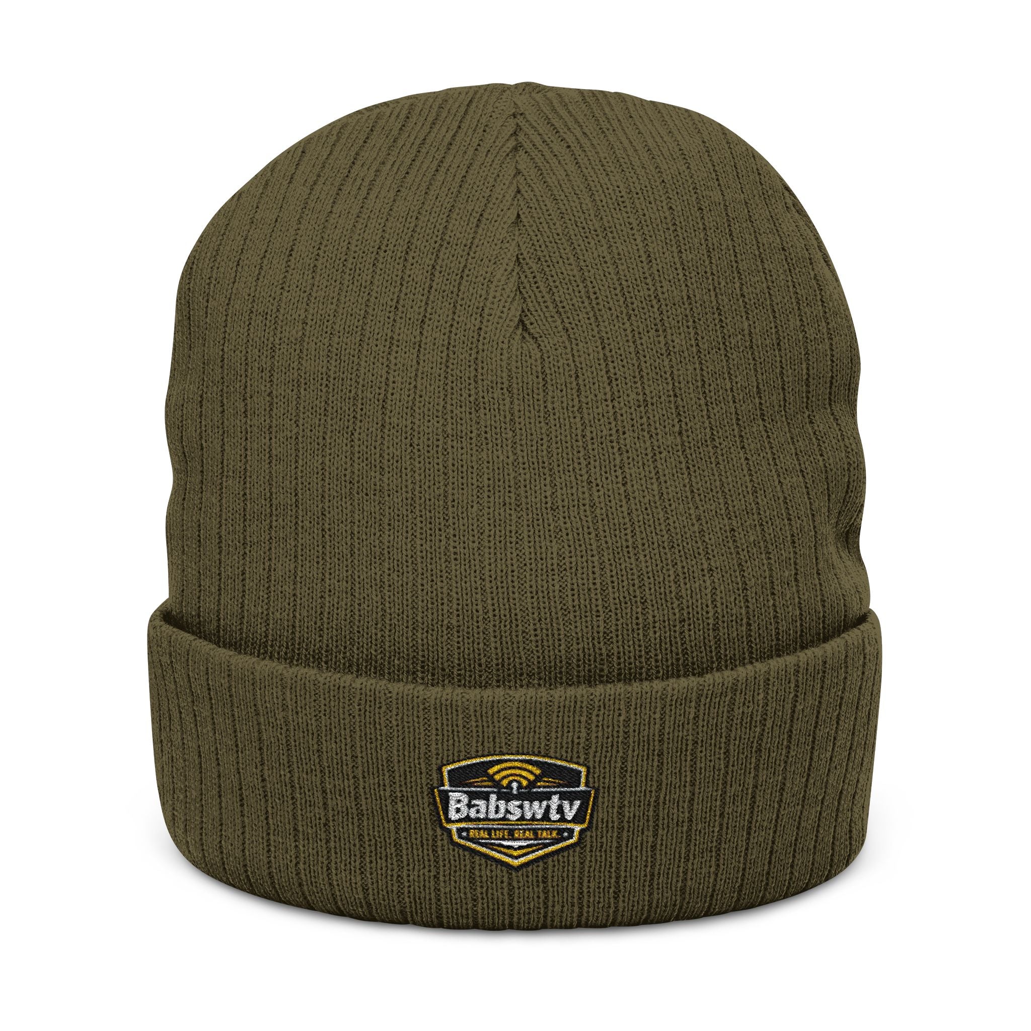 BABSWTV Shield Logo Ribbed Beanie