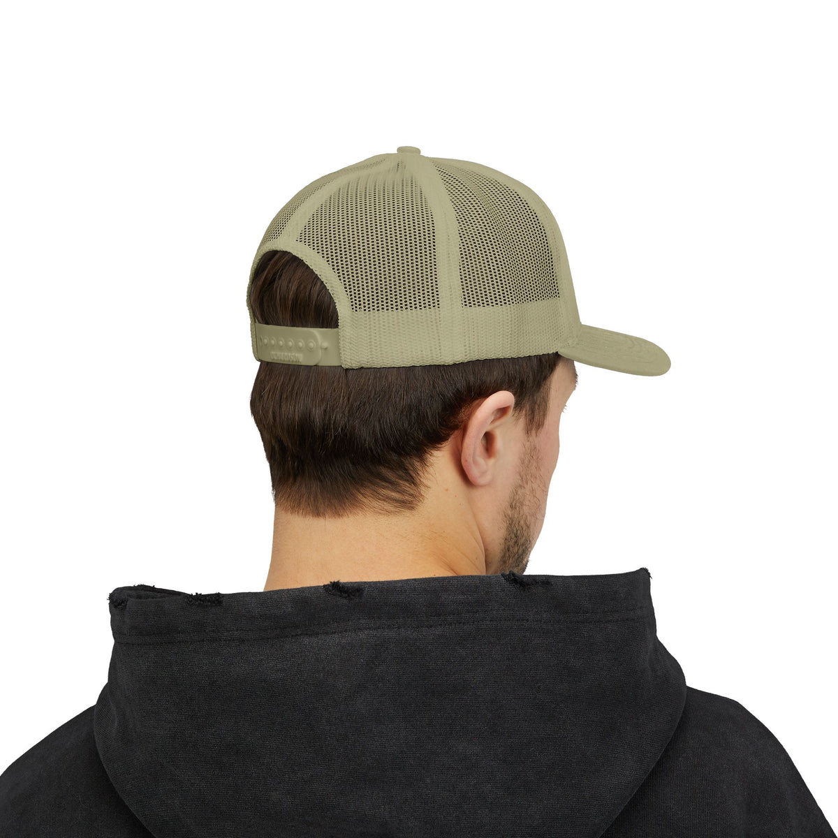 Trucker Cap — Retro Yellow Circle Badge Logo Snapback