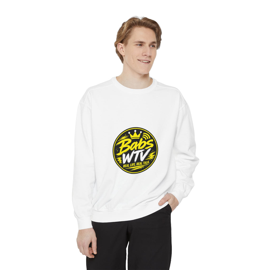 Babs WTV Distressed Logo Sweatshirt