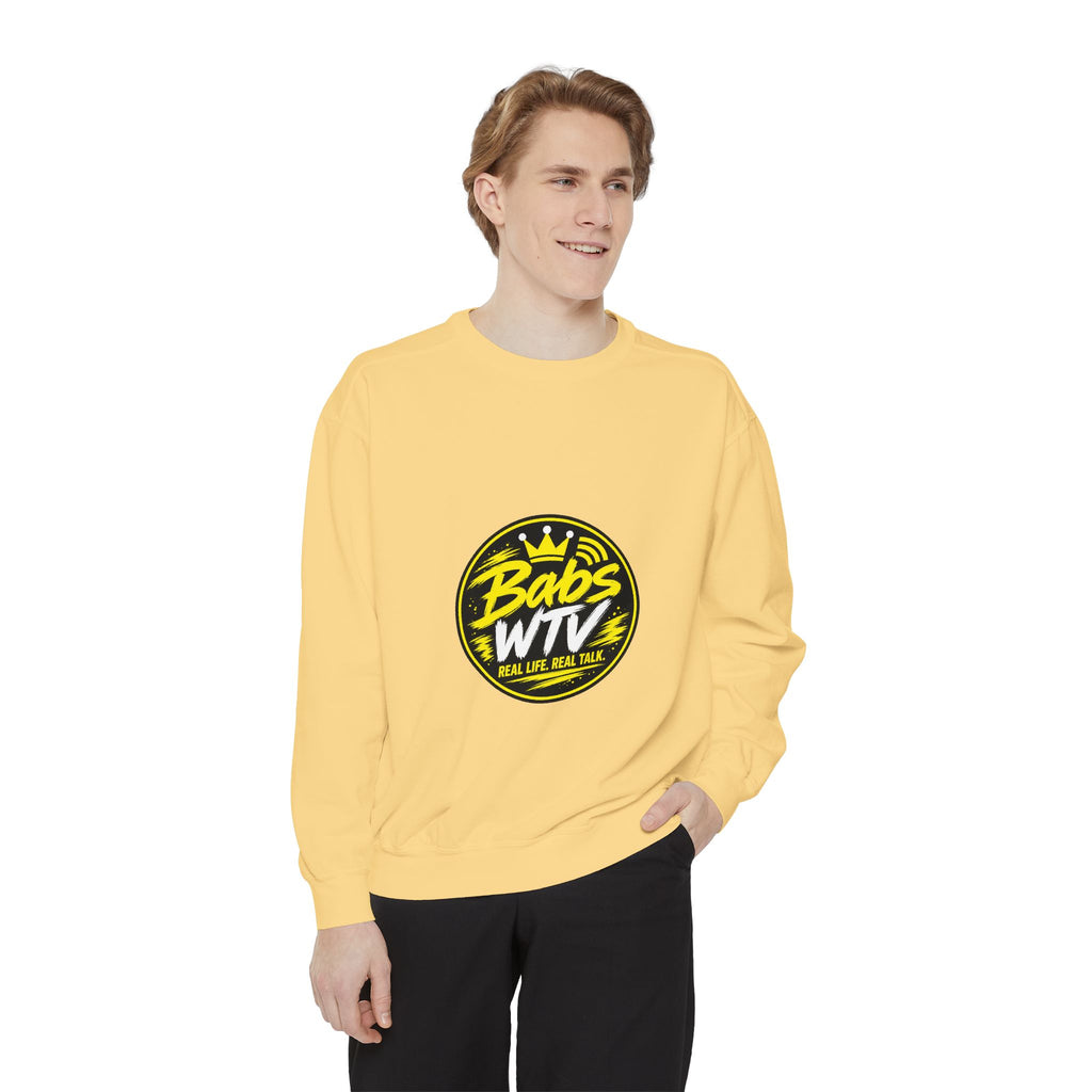 Babs WTV Distressed Logo Sweatshirt