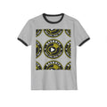 BASMWTV Logo Ringer Tee — "Real Life. Real Talk." Graphic T-Shirt