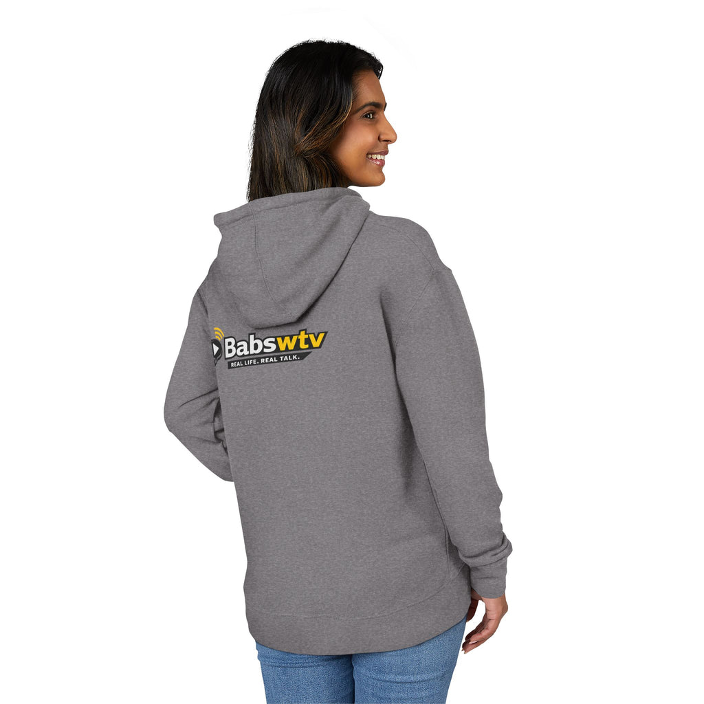 BABSWTV Real Life. Real Talk. French Terry Hoodie product photo
