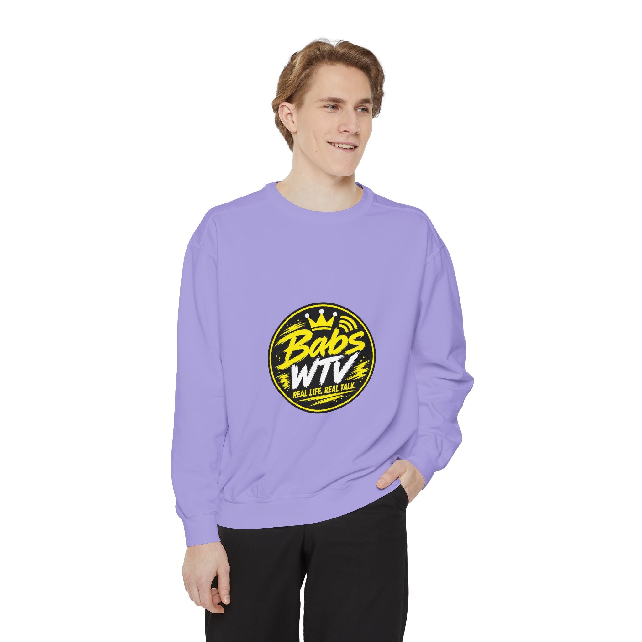 Babs WTV Distressed Logo Sweatshirt