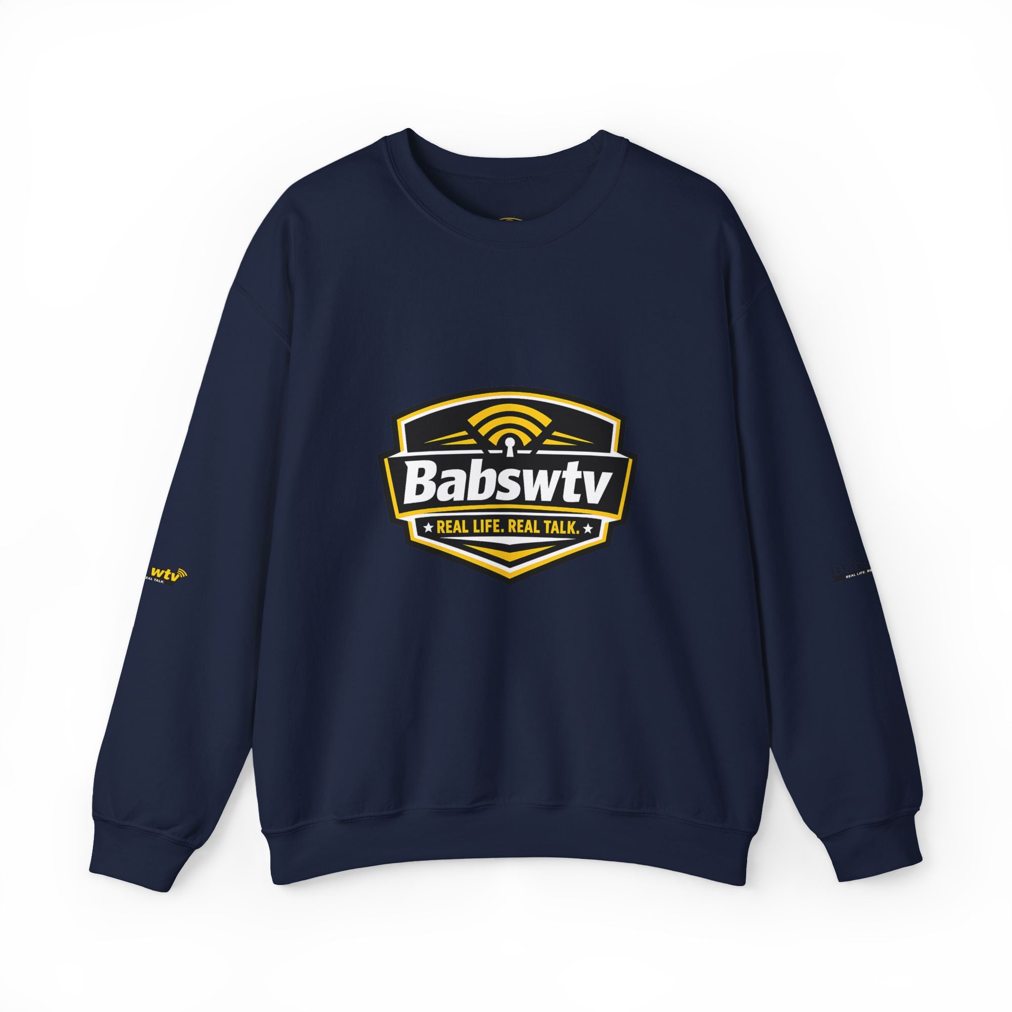 BABSWTV Real Life. Real Talk. Crewneck Sweatshirt