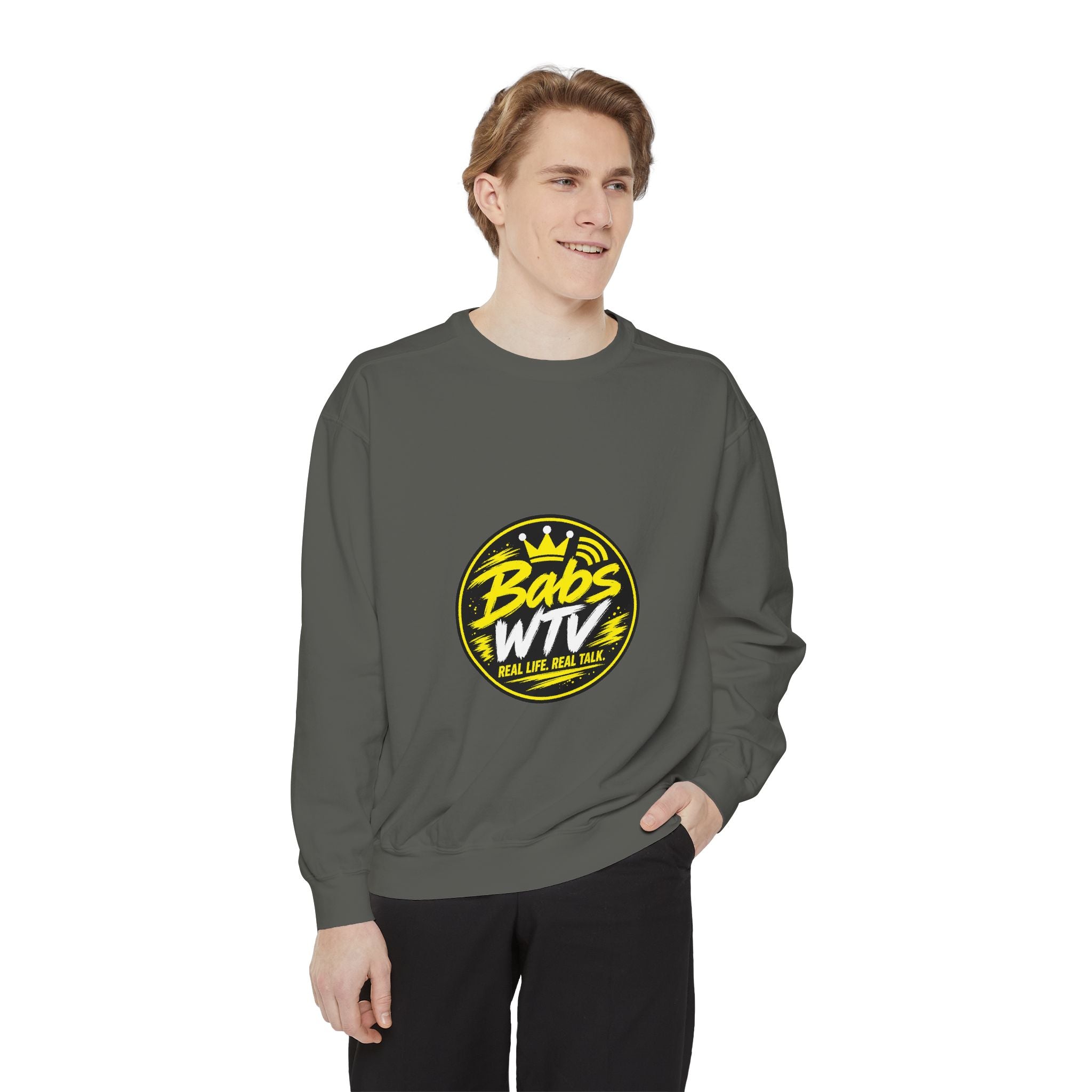 Babs WTV Distressed Logo Sweatshirt