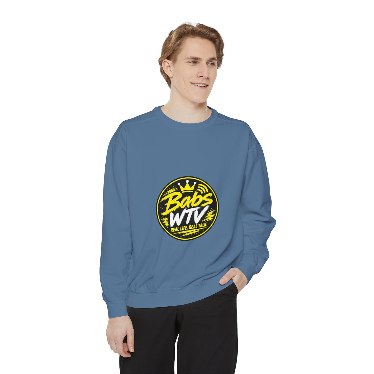 Babs WTV Distressed Logo Sweatshirt