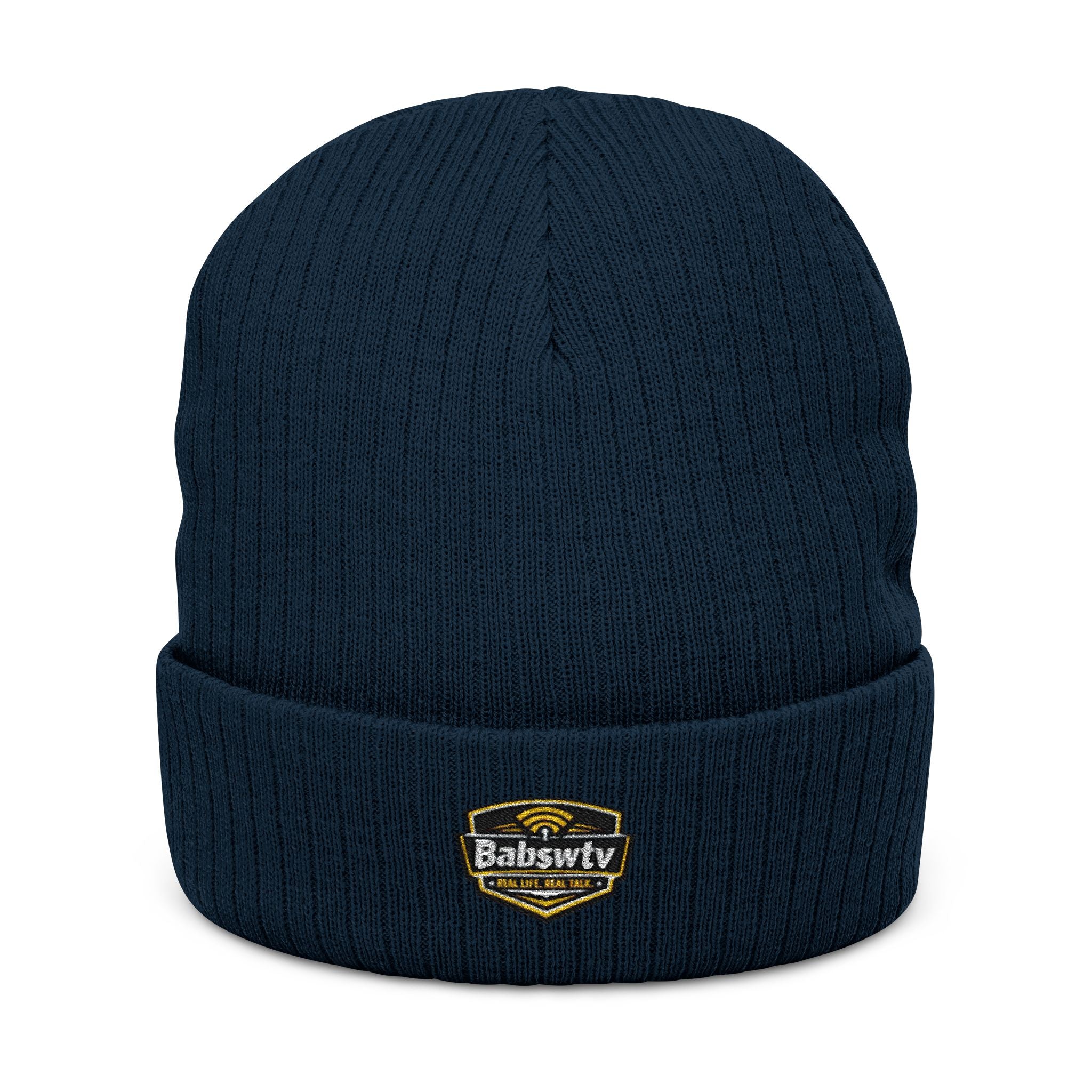 BABSWTV Shield Logo Ribbed Beanie