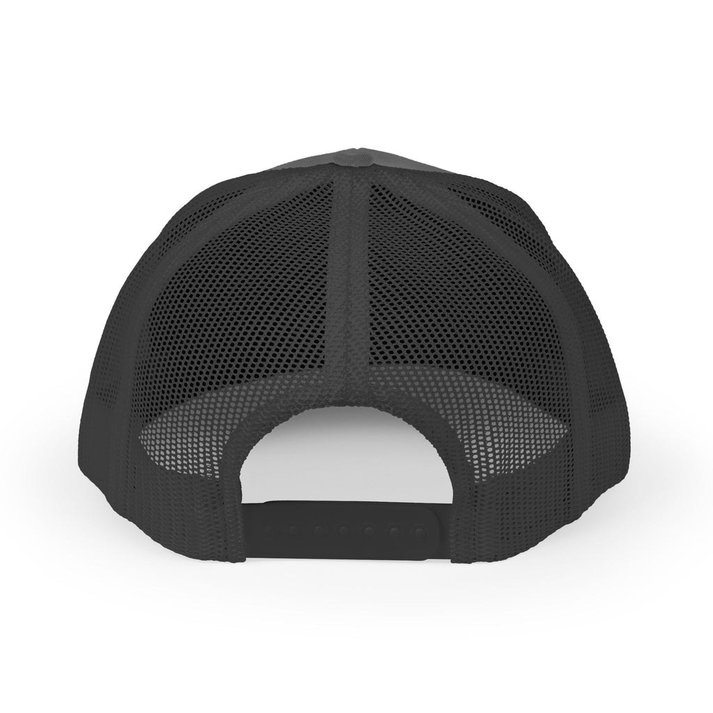 Trucker Cap — Retro Yellow Circle Badge Logo Snapback