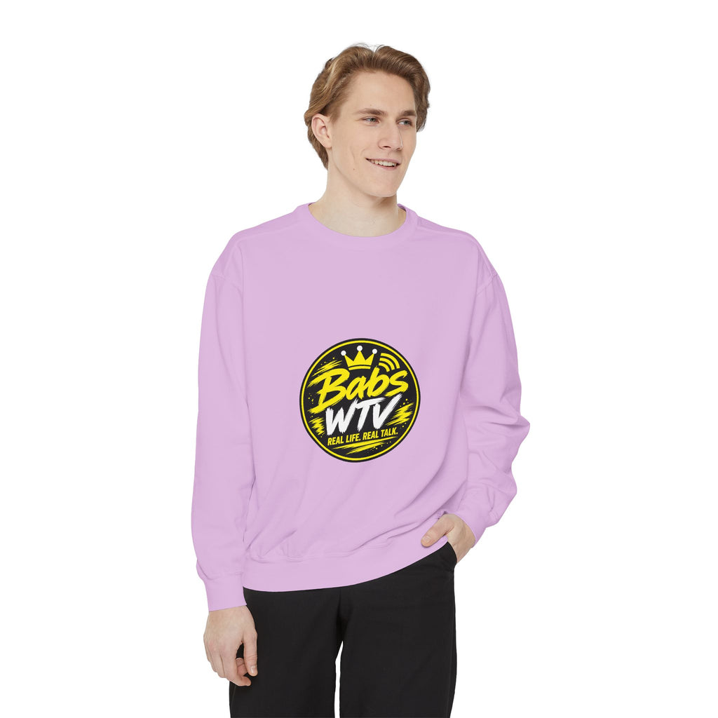 Babs WTV Distressed Logo Sweatshirt