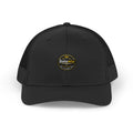 Trucker Cap — Retro Yellow Circle Badge Logo Snapback