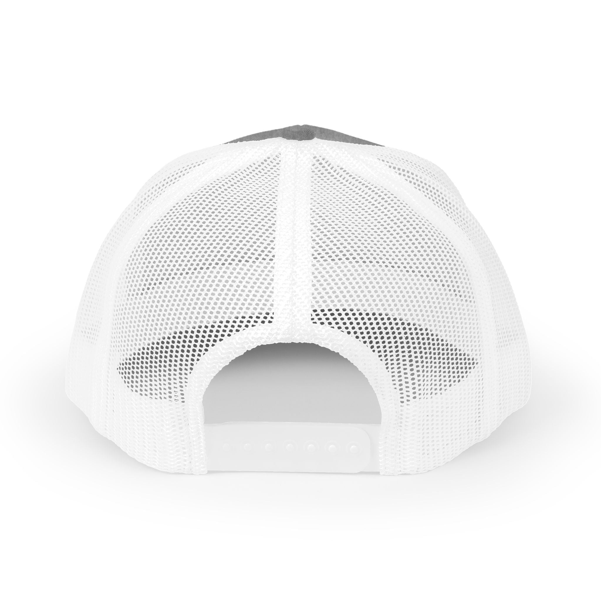 Trucker Cap — Retro Yellow Circle Badge Logo Snapback