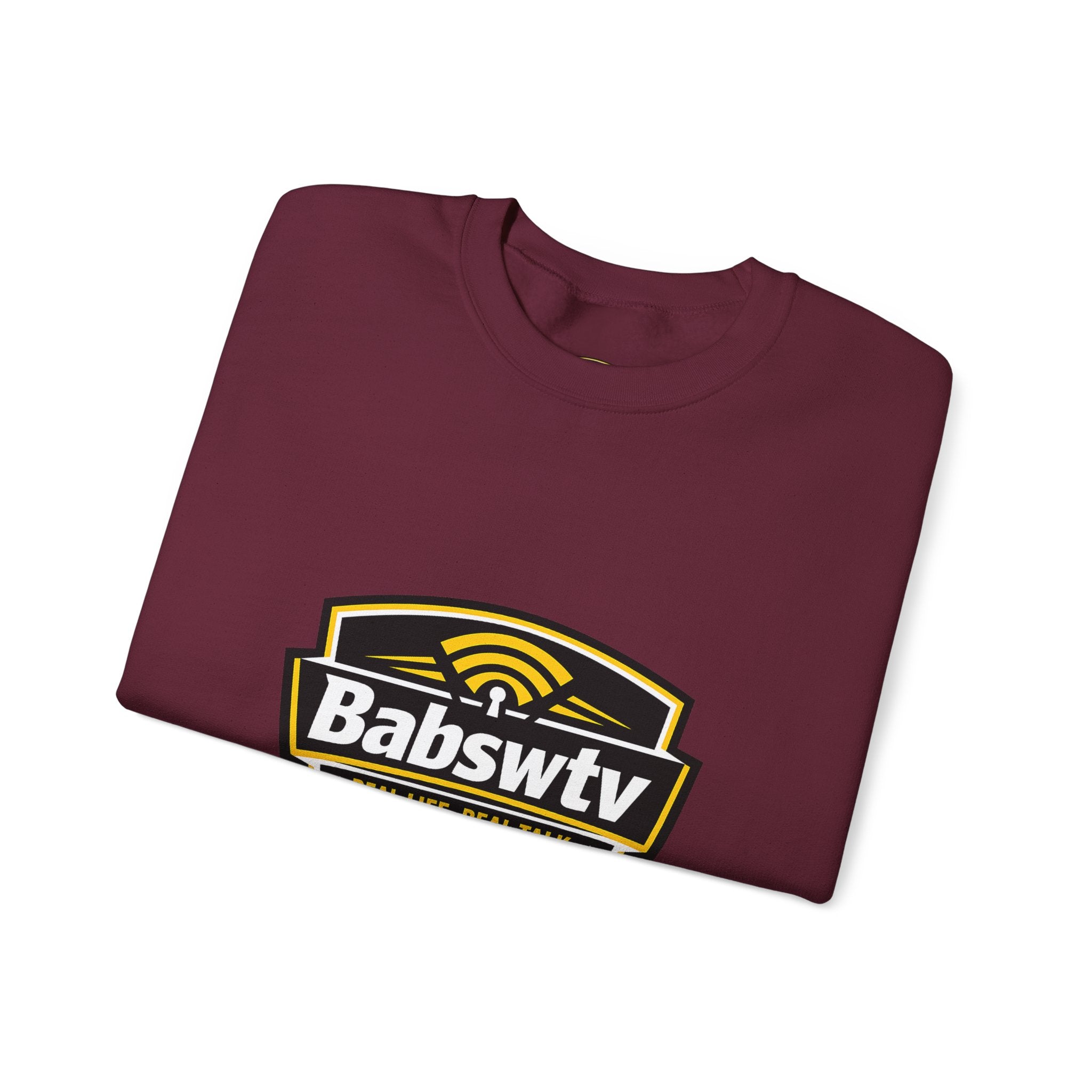 BABSWTV Real Life. Real Talk. Crewneck Sweatshirt