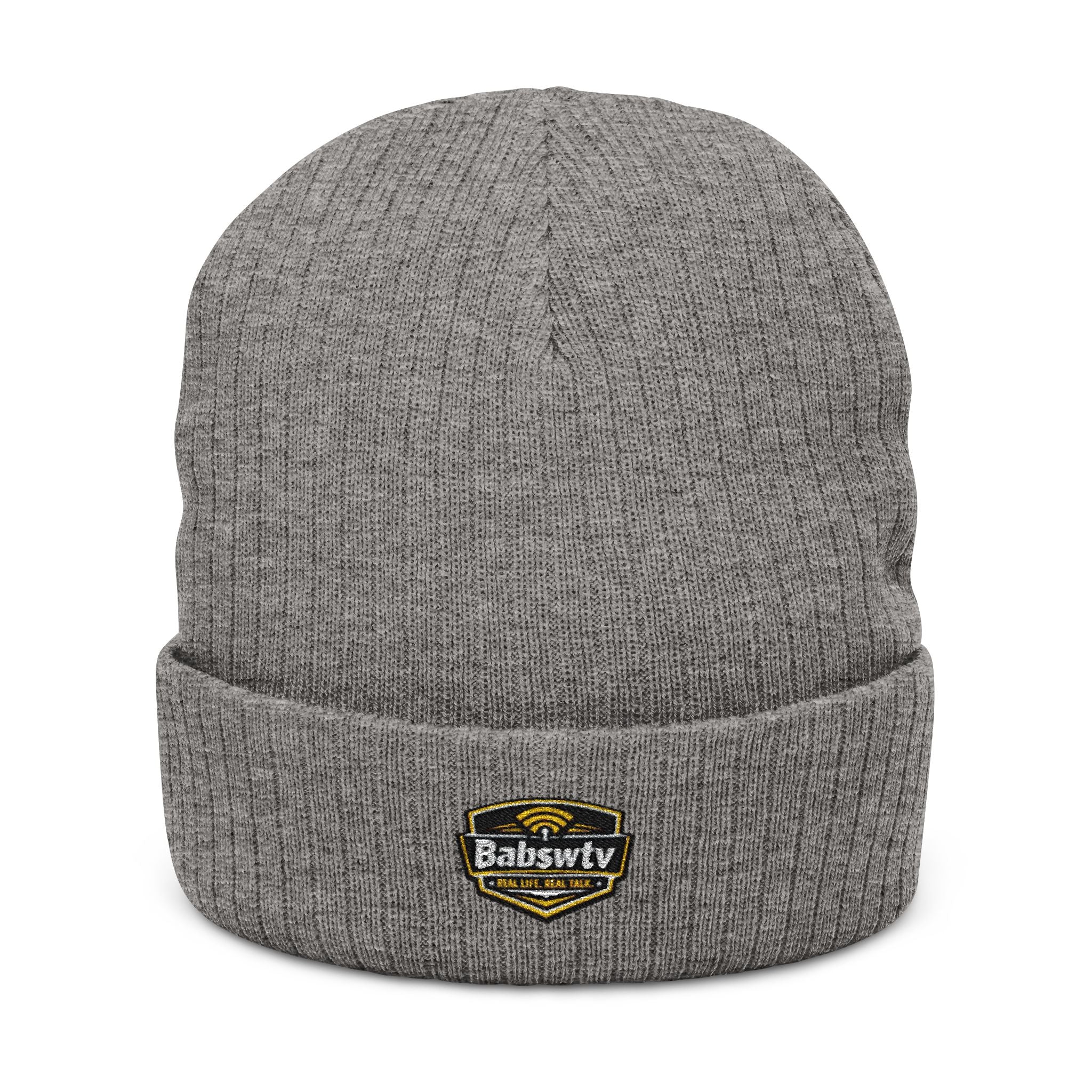 BABSWTV Shield Logo Ribbed Beanie